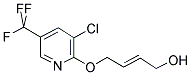 4-[3-CHLORO-5-(TRIFLUOROMETHYL)PYRID-2-YLOXY]BUT-2-EN-1-OL Struktur