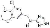 N-(3-CHLORO-5-ETHOXY-4-METHOXYBENZYL)-1H-1,2,4-TRIAZOL-3-AMINE Struktur