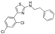 4-(2,4-DICHLOROPHENYL)-N-(2-PHENYLETHYL)-1,3-THIAZOL-2-AMINE Struktur