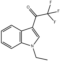 1-(1-ETHYL-1H-INDOL-3-YL)-2,2,2-TRIFLUORO-1-ETHANONE Struktur