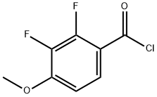 2,3-DIFLUORO-4-METHOXYBENZOYL CHLORIDE Struktur