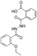 2-([2-(2-ETHOXYBENZOYL)HYDRAZINO]CARBONYL)BENZOIC ACID Struktur