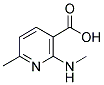 2-METHYLAMINE-6-METHYLNICOTINIC ACID Struktur