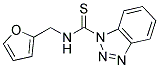 BENZOTRIAZOLE-1-CARBOTHIOIC ACID (FURAN-2-YLMETHYL)AMIDE Struktur