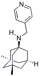 N-(3,5-DIMETHYL-1-ADAMANTYL)-N-(PYRIDIN-4-YLMETHYL)AMINE Struktur