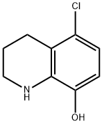 5-CHLORO-1,2,3,4-TETRAHYDRO-QUINOLIN-8-OL Struktur