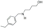 4-((4-ETHYLBENZYL)AMINO)BUTAN-1-OL Struktur