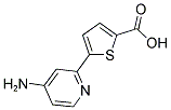 5-(4-AMINOPYRIDIN-2-YL)THIOPHENE-2-CARBOXYLIC ACID Struktur