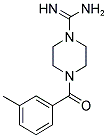 4-(3-METHYL-BENZOYL)-PIPERAZINE-1-CARBOXAMIDINE Struktur