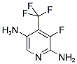 2,5-DIAMINO-3-FLUORO-4-(TRIFLUOROMETHYL)PYRIDINE Struktur