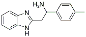 2-(1H-BENZOIMIDAZOL-2-YL)-1-P-TOLYL-ETHYLAMINE Struktur