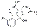 3-BROMO-3',3''-DIMETHOXYTRITYL ALCOHOL Struktur