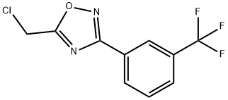 5-(CHLOROMETHYL)-3-[3-(TRIFLUOROMETHYL)PHENYL]-1,2,4-OXADIAZOLE Struktur