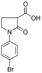 1-(4-BROMOPHENYL)-2-OXOPYRROLIDINE-3-CARBOXYLIC ACID Struktur