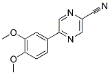 5-(3,4-DIMETHOXYPHENYL)-2-PYRAZINECARBONITRILE Struktur