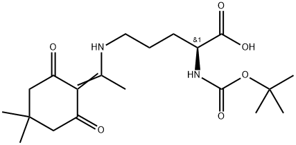 BOC-L-ORN(DDE)-OH Struktur