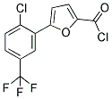 5-[2-CHLORO-5-(TRIFLUOROMETHYL)PHENYL]-2-FUROYL CHLORIDE Struktur