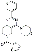 (4-MORPHOLIN-4-YL-2-PYRIDIN-3-YL-7,8-DIHYDRO-5H-PYRIDO[4,3-D]PYRIMIDIN-6-YL)-THIOPHEN-2-YL-METHANONE Struktur