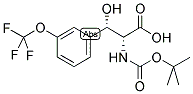 BOC-D-THREO-3-(3-TRIFLUOROMETHOXYPHENYL)SERINE Struktur