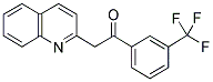 2-QUINOLIN-2-YL-1-[3-(TRIFLUOROMETHYL)PHENYL]ETHANONE Struktur