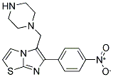 6-(4-NITRO-PHENYL)-5-PIPERAZIN-1-YLMETHYL-IMIDAZO-[2,1-B]THIAZOLE Struktur