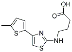 4-[[4-(5-METHYLTHIEN-2-YL)-1,3-THIAZOL-2-YL]AMINO]BUTANOIC ACID Struktur