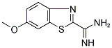 6-METHOXY-BENZOTHIAZOLE-2-CARBOXAMIDINE Struktur