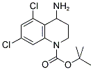 4-AMINO-1-N-BOC-5,7-DICHLORO-1,2,3,4-TETRAHYDROQUINOLINE Struktur