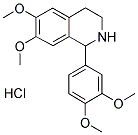 1-(3,4-DIMETHOXYPHENYL)-6,7-DIMETHOXY-1,2,3,4-TETRAHYDROISOQUINOLINE HYDROCHLORIDE Struktur