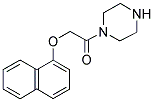 2-(NAPHTHALEN-1-YLOXY)-1-PIPERAZIN-1-YL-ETHANONE Struktur