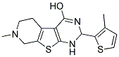 7-METHYL-2-(3-METHYLTHIEN-2-YL)-1,2,5,6,7,8-HEXAHYDROPYRIDO[4',3':4,5]THIENO[2,3-D]PYRIMIDIN-4-OL Struktur