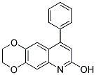 9-PHENYL-2,3-DIHYDRO-[1,4]DIOXINO[2,3-G]QUINOLIN-7-OL Struktur