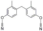 DIMETHYLBISPHENOL-F-DICYANATE ESTER Struktur