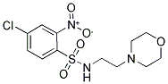 ((4-CHLORO-2-NITROPHENYL)SULFONYL)(2-MORPHOLIN-4-YLETHYL)AMINE Struktur