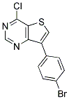 7-(4-BROMOPHENYL)-4-CHLOROTHIENO[3,2-D]PYRIMIDINE Struktur