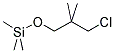 CHLORODIMETHYLPROPOXY TRIMETHYL SILANE Struktur