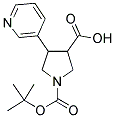 1-[(TERT-BUTYL)OXYCARBONYL]-4-(3-PYRIDYL)PYRROLIDINE-3-CARBOXYLIC ACID Struktur