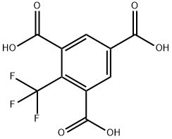 2,4,6-TRICARBOXYBENZOTRIFLUORIDE Struktur