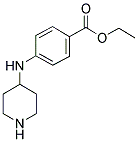 4-(PIPERIDIN-4-YLAMINO)-BENZOIC ACID ETHYL ESTER Struktur