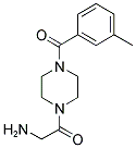 2-AMINO-1-[4-(3-METHYL-BENZOYL)-PIPERAZIN-1-YL]-ETHANONE Struktur