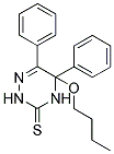 5-BUTOXY-5,6-DIPHENYL-4,5-DIHYDRO-2H-[1,2,4]TRIAZINE-3-THIONE Struktur