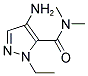 4-AMINO-2-ETHYL-2 H-PYRAZOLE-3-CARBOXYLIC ACID DIMETHYLAMIDE Struktur