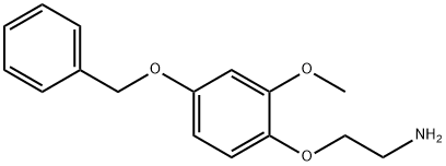 2-(4-BENZYLOXY-2-METHOXYPHENOXY)-ETHYLAMINE Struktur