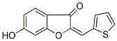 6-HYDROXY-2-THIOPHEN-2-YLMETHYLENE-BENZOFURAN-3-ONE Struktur