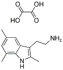 2-(2,5,7-TRIMETHYL-1H-INDOL-3-YL)ETHANAMINE OXALATE Struktur