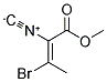 METHYL-2-ISOCYANO-3-BROMO-3-METHYLACROLEATE (CIS) Struktur