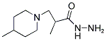 2-METHYL-3-(4-METHYLPIPERIDIN-1-YL)PROPANOHYDRAZIDE Struktur