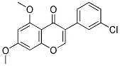 3'-CHLORO-5,7-DIMETHOXYISOFLAVONE Struktur