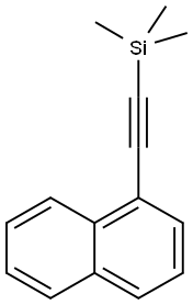 TRIMETHYLNAPHTHALEN-1-YLETHYNYLSILANE Struktur