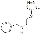 N-BENZYL-2-((1-METHYL-1H-TETRAZOL-5-YL)THIO)ETHANAMINE Struktur